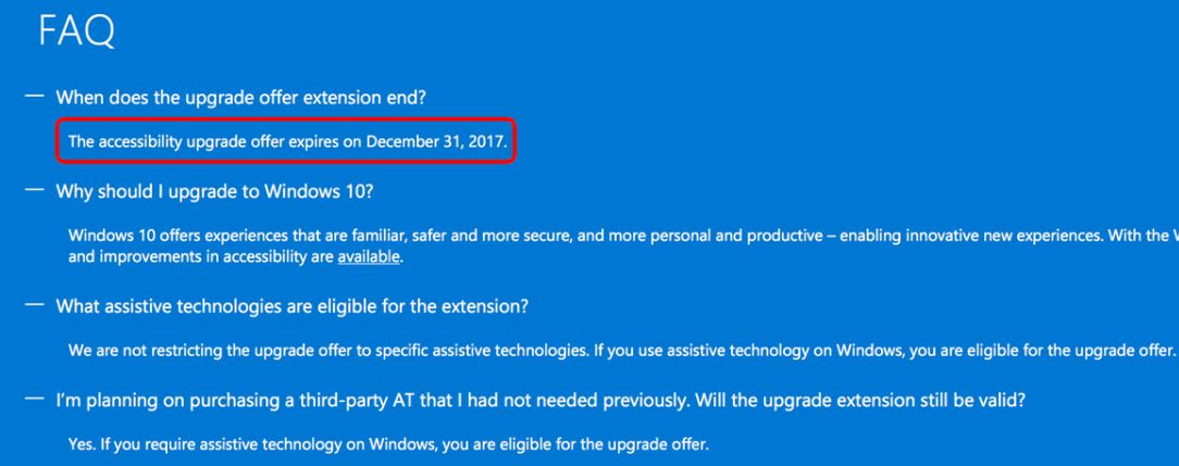 Windows 10免费升级通道即将关闭该怎么办?