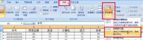 冻结窗口怎么设置？教你Excel冻结窗口的设置方法