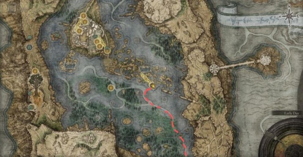 《艾尔登法环》地图碎片分布