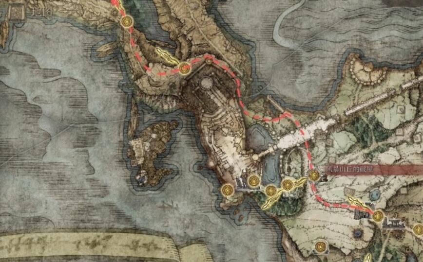 《艾尔登法环》地图碎片分布