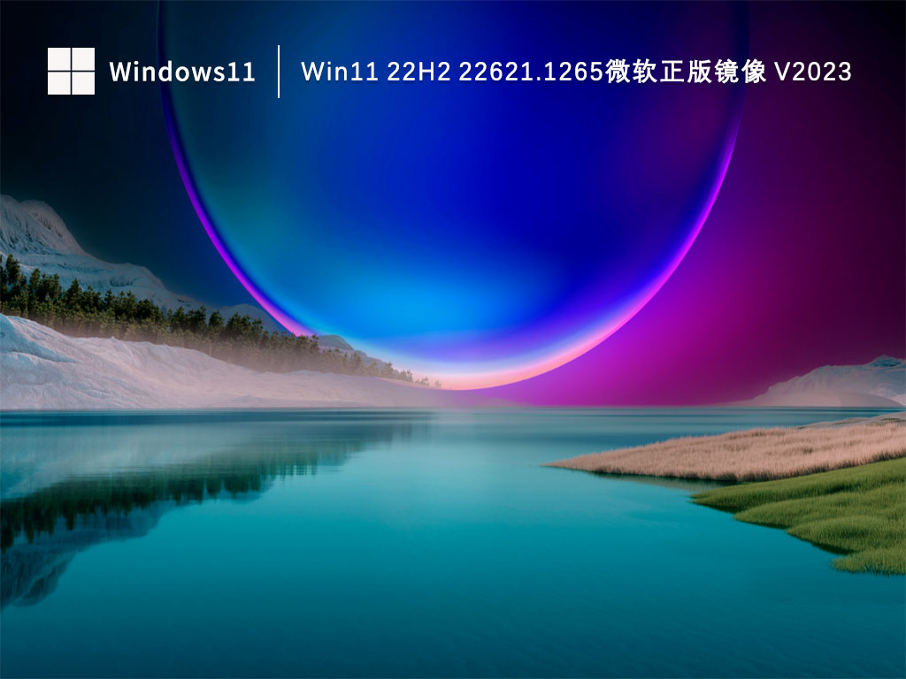 Win11 22H2 22621.1265微软正版镜像简体中文版_Win11 22H2 22621.1265微软正版镜像专业版最新版