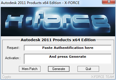 CAD2011注册机下载|Autodesk Products 2011注册机