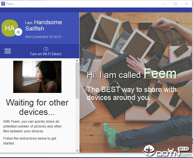 Feem(文件传输工具) feem v4(局域网文件传输工具)