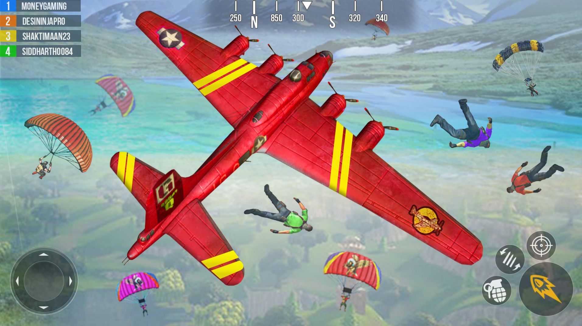 跳伞射击战争游戏下载安卓版