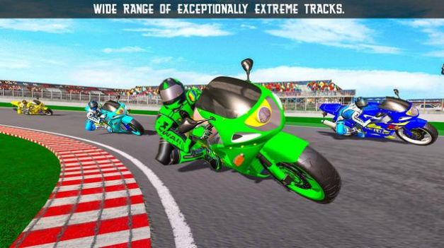 赛道摩托车驾驶竞速游戏下载安装