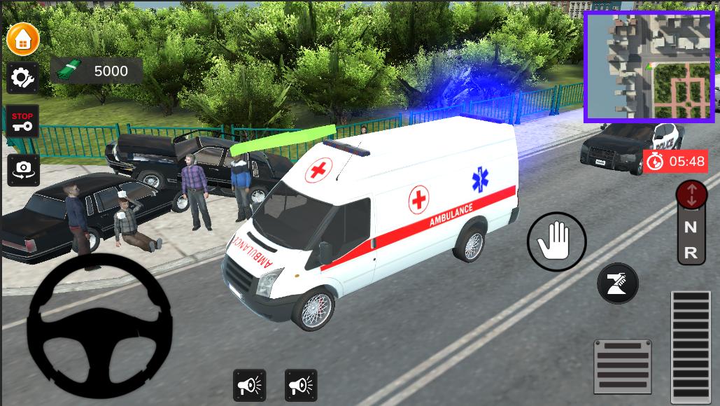 紧急救护车模拟游戏汉化中文版