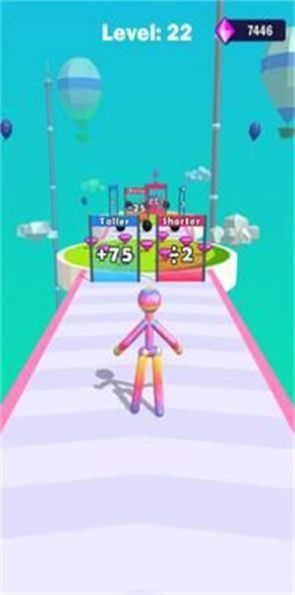 高个子人跑步比赛3D游戏最新版