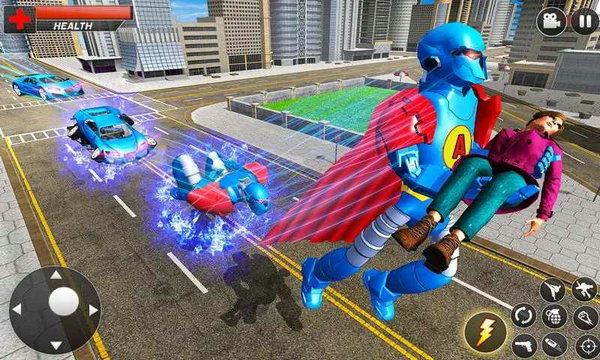 飞行英雄机器人车游戏最新下载免费版