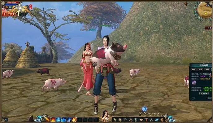 御龙在天手游金猪在哪里 金猪刷新地点