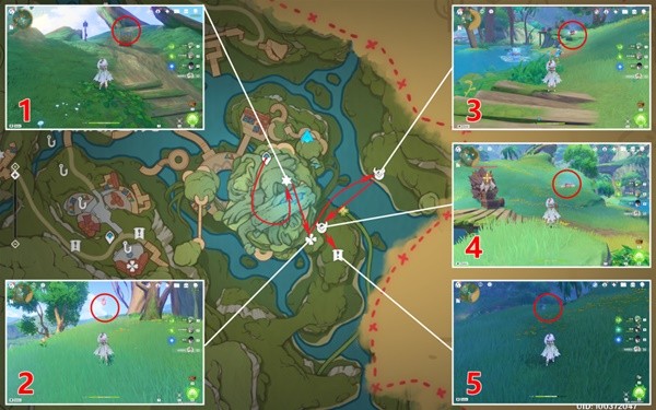 《原神》银瓶庭院东侧欢兴礼券收集流程攻略