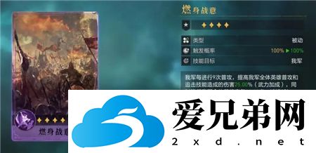 重返帝国燃身战意适合什么英雄用，重返帝国燃身战意适用英雄一览介绍