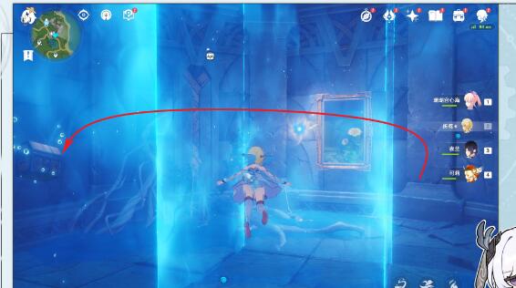 《原神》穿过谜镜解谜步骤一览_任务攻略