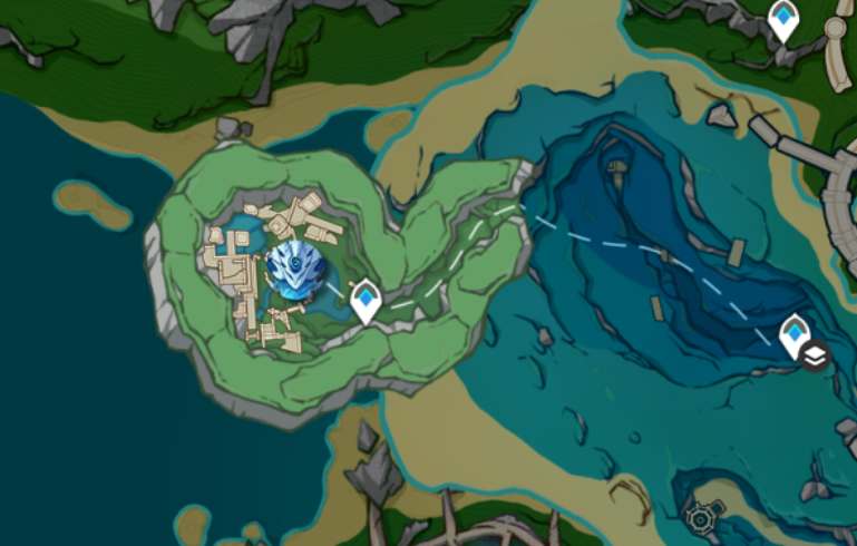 原神水形幻人位置攻略_原神水形幻人位置怎么去