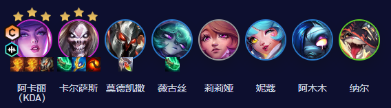 《金铲铲之战》S10死歌阿卡丽搭配方法_阵容攻略