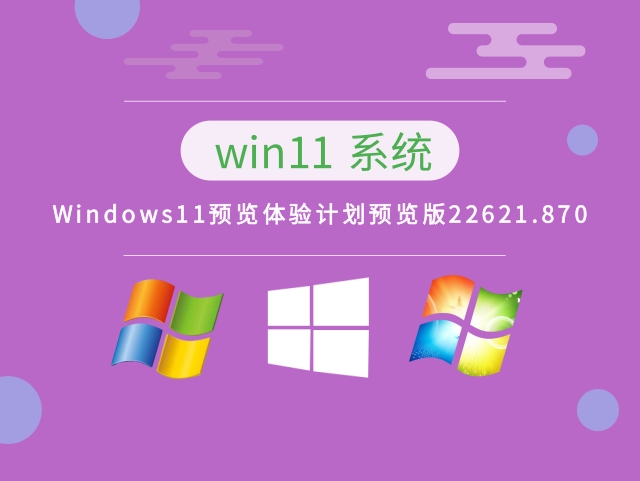 Windows11预览体验计划预览版中文正式版_Windows11预览体验计划预览版22621.870最新版本
