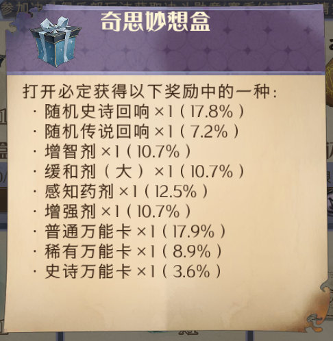 《哈利波特：魔法觉醒》奇思妙想盒介绍