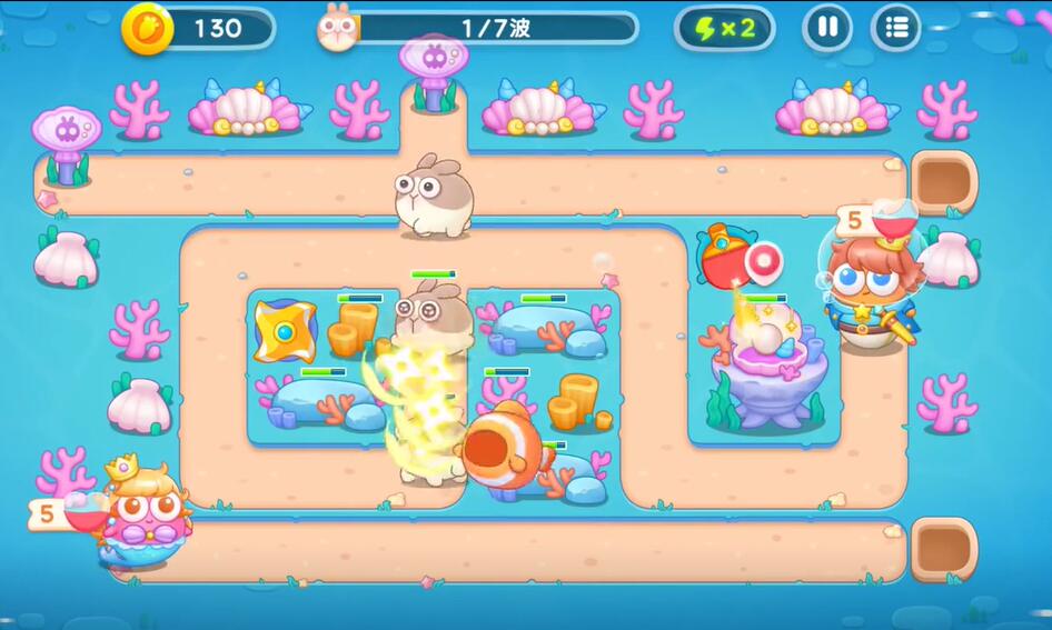 保卫萝卜4海的闺女37关攻略