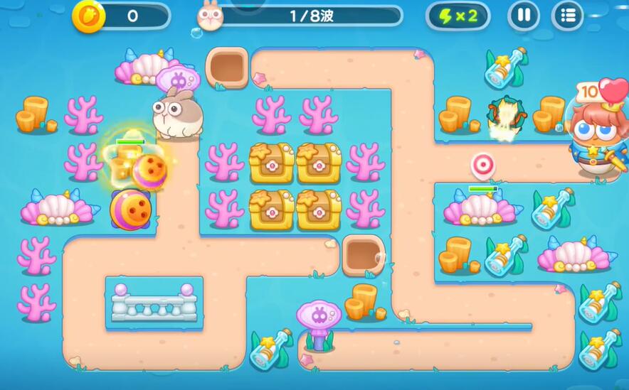 保卫萝卜4海的闺女31关攻略