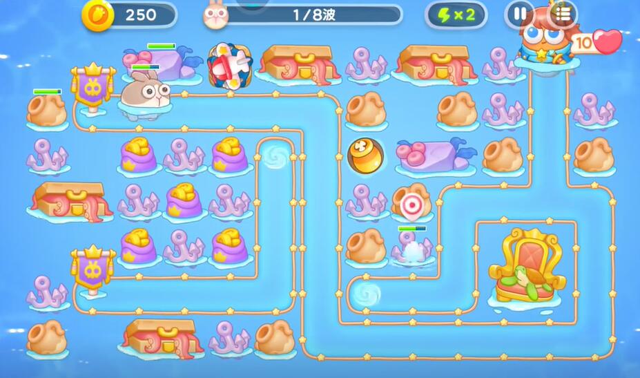 保卫萝卜4海的闺女34关攻略