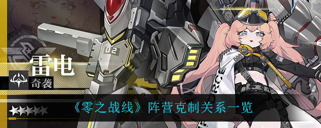 零之战线阵营克制关系一览