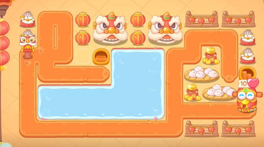 保卫萝卜4新春大集第10关怎么过