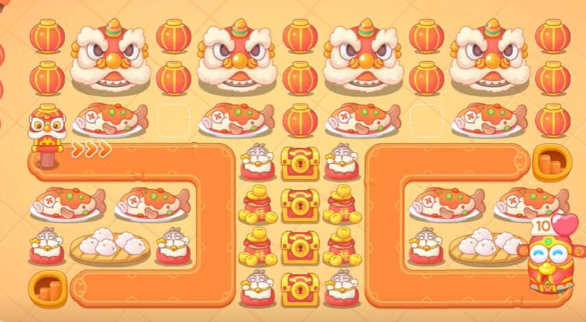 保卫萝卜4新春大集第9关过关攻略