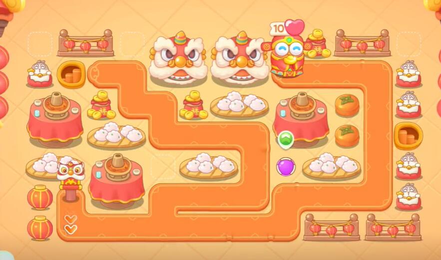 保卫萝卜4新春大集第5关攻略