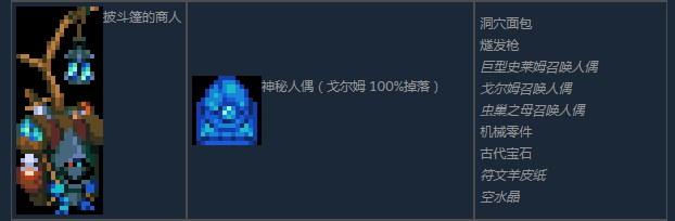 《地心护核者》披斗篷商人售卖物品一览_《地心护核者》披斗篷商人售卖物品都有什么