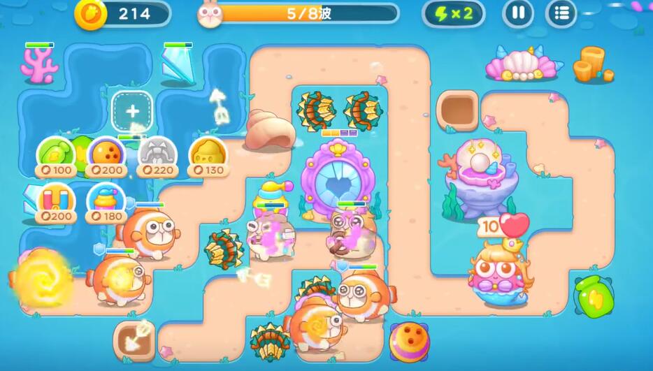 《保卫萝卜4》海的闺女74关攻略