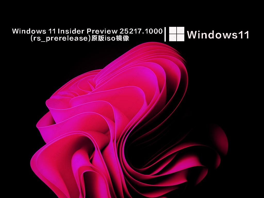 Windows 11 Insider Preview 25217.1000原版iso镜像正式版下载_Windows 11原版iso镜像下载最新版