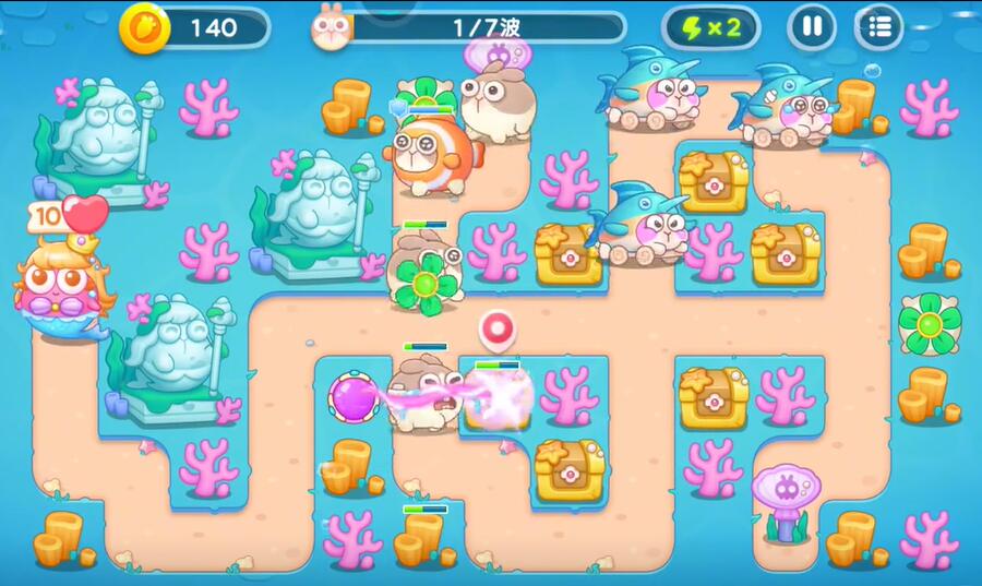 《保卫萝卜4》海的闺女46关攻略