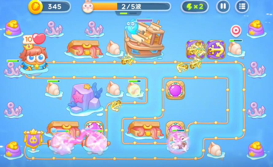 《保卫萝卜4》海的闺女54关攻略