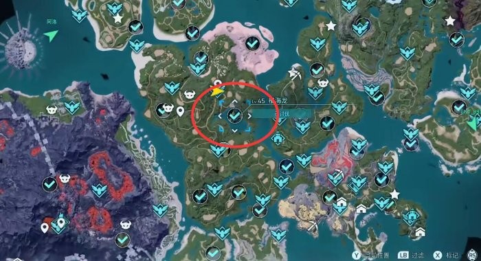 幻兽帕鲁覆海龙刷新位置一览