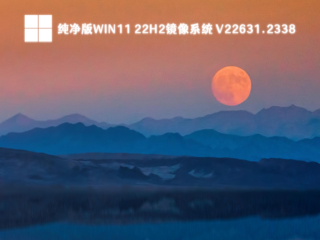 纯净版Win11 22H2镜像系统 V22631.2338下载中文正式版_纯净版Win11 22H2镜像系统 V22631.2338下载专业版