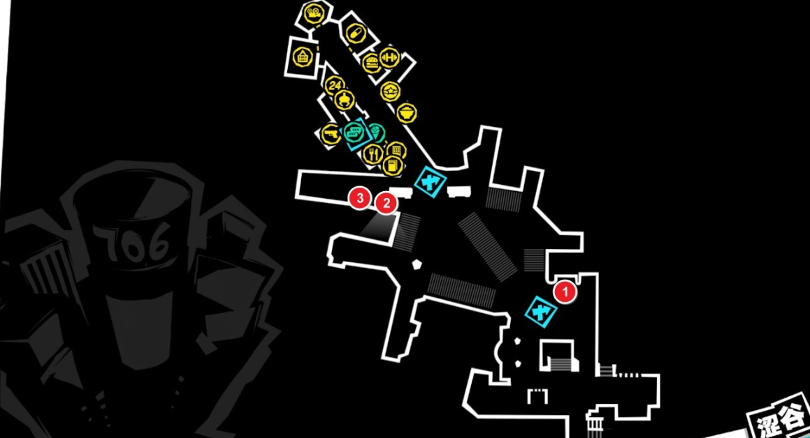 女神异闻录夜幕魅影涩谷电话亭在何处