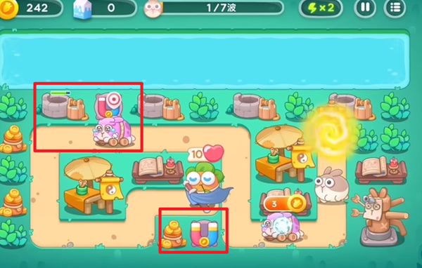 保卫萝卜4秋天的第一杯奶茶第1关怎么过