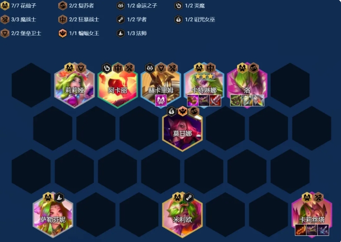 金铲铲之战7花仙双C阵容搭配攻略