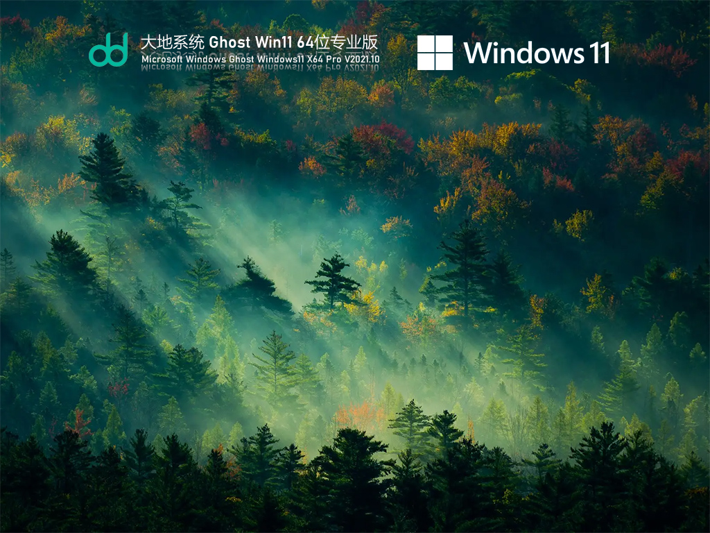 大地系统 Ghost Win11 64位 中文纯净版中文正式版_Ghost Win11 64位 中文纯净版专业版