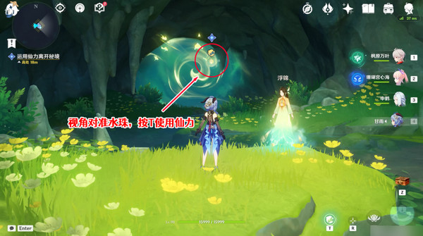 原神仙山有茗名以翘英谜题怎么打 仙山有茗名以翘英任务攻略[多图]图片3