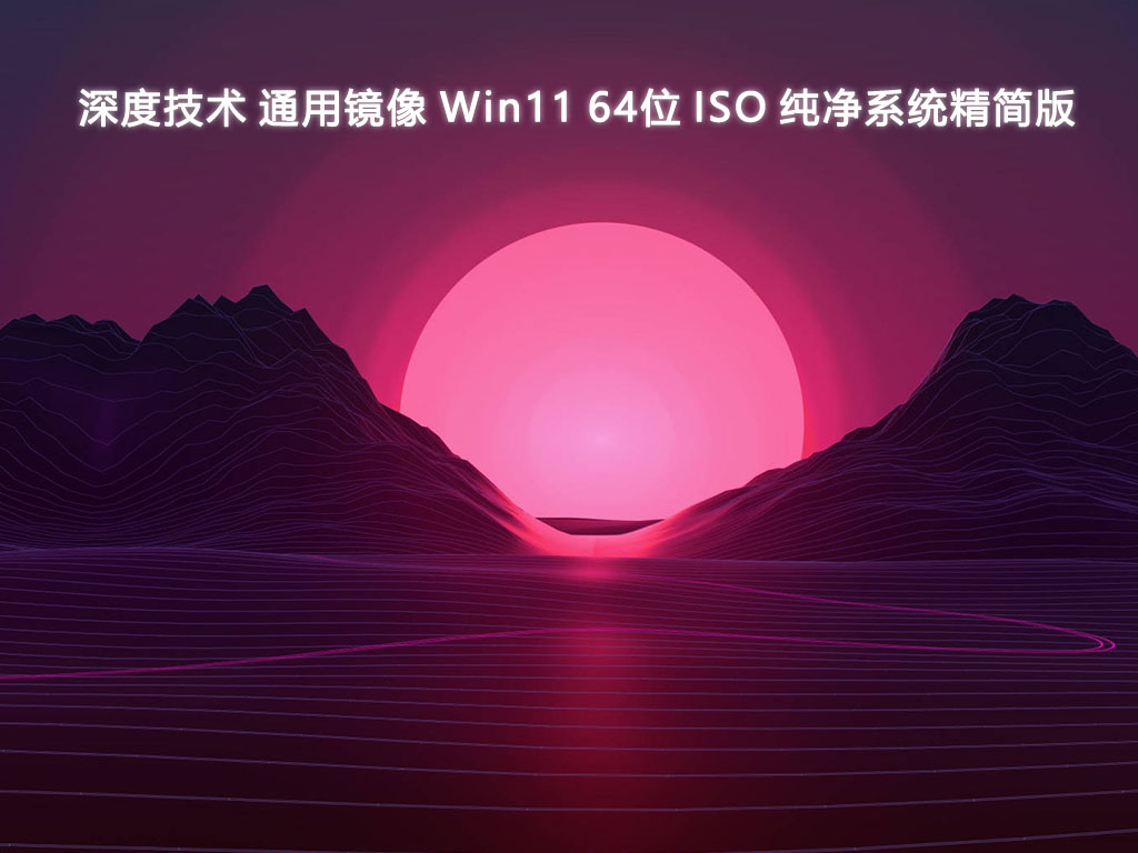 深度技术 通用镜像 Win11 64位 ISO 纯净系统精简版简体中文版_Win11 64位 ISO 纯净系统精简版最新版