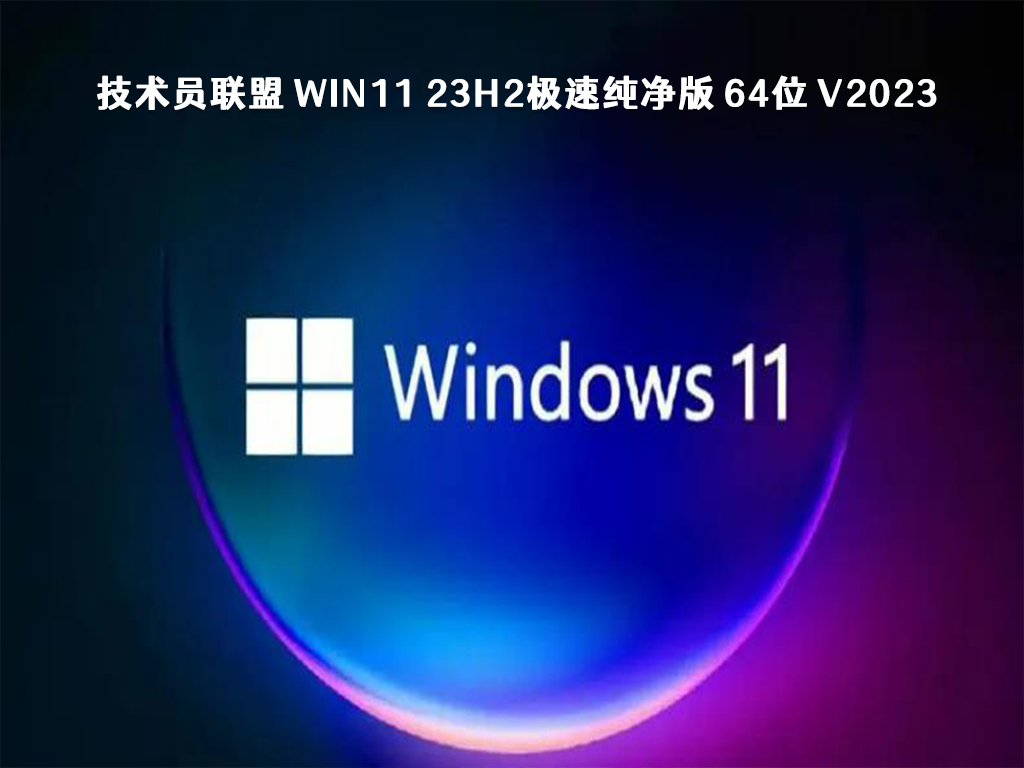 技术员联盟 Win11 23H2极速纯净版 64位正式版_技术员联盟 Win11 23H2极速纯净版 64位最新版