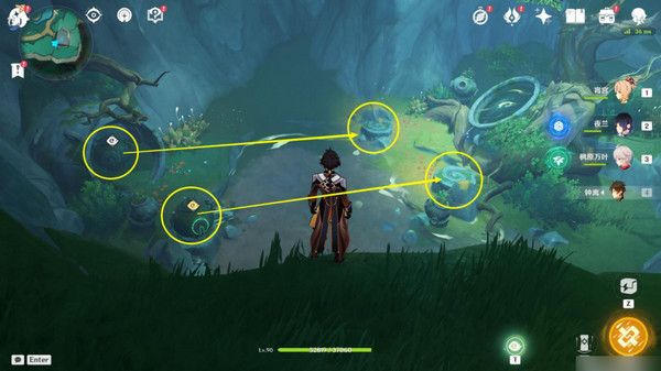 原神彩蝶翩然过谷中任务攻略 彩蝶翩然过谷中五个蝴蝶位置在哪里[多图]图片5