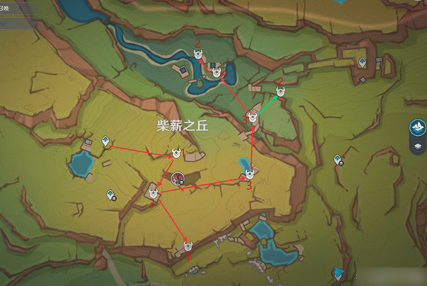 原神龙冠武士的金哨位置在哪里 龙冠武士的金哨收集路线[多图]图片5