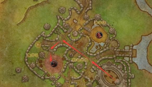 魔兽世界wlk悬槌堡BOSS分布