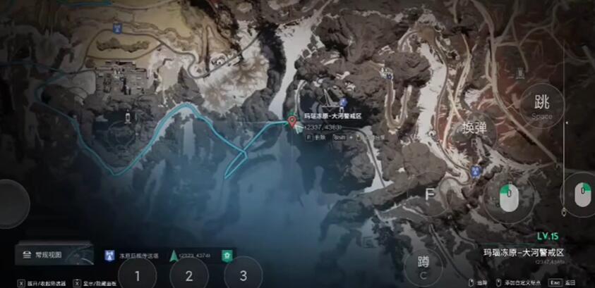 冻原巨楔区域地图