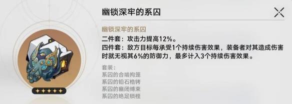 崩坏星穹铁道忘归人遗器搭配