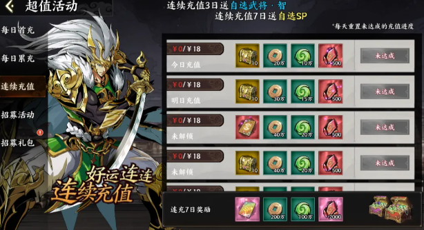 征服与荣耀小白前七天应该怎么做