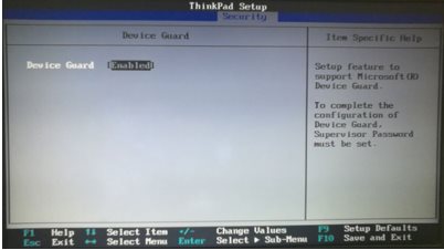 联想ThinkPad笔记本BIOS中secure  boot(安全启动)关闭不了解决方法