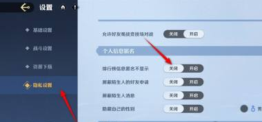隐私设置