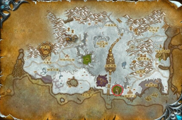 魔兽世界wlk翡翠巨龙圣地位置